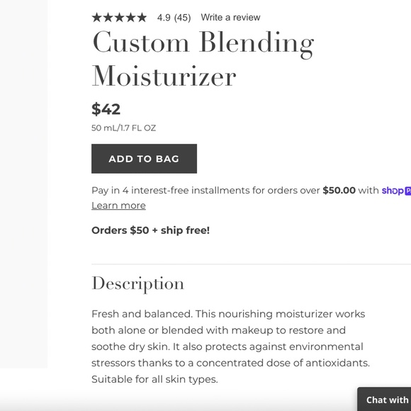 NWT ♡ Cover FX ♡ Custom Blending Moisturizer - Picture 2 of 11